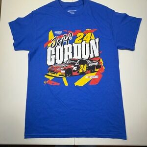 Jeff Gordon‎ #24 DuPont NASCAR T-Shirt Hendrick Motorsports Blue Men's M